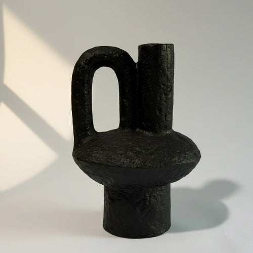 Jarrón Vesubio Black