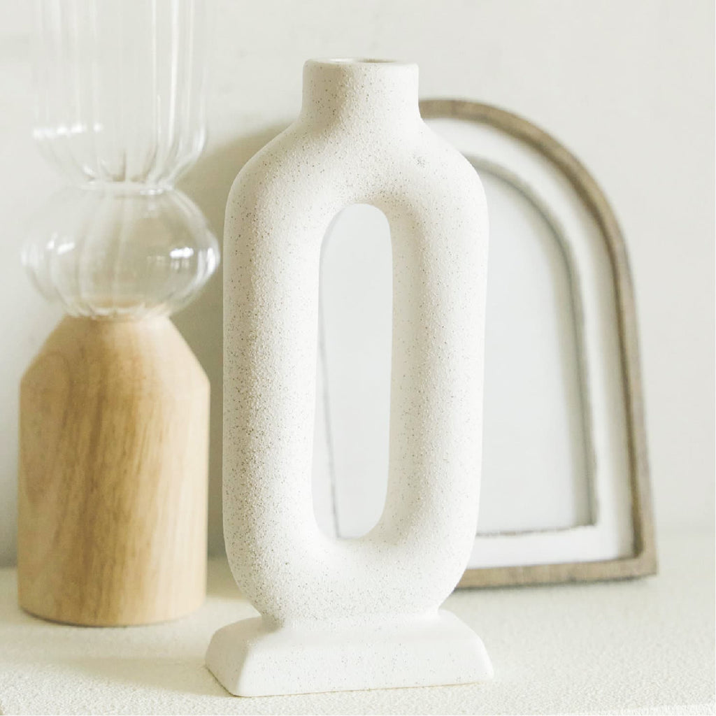 Portavelas de diseño ovalado 🕯️